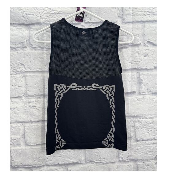 Athleta Printed Tank Black White Medium - Picture 2 of 3